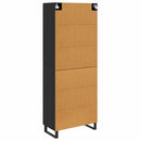 Highboard Sort eg 69,5 x 34 x 180 cm Konstrueret træ