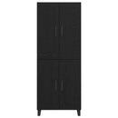 Highboard Sort eg 69,5 x 34 x 180 cm Konstrueret træ