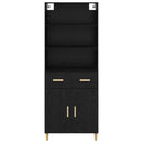 Highboard Sort eg 69,5 x 32,5 x 180 cm Konstrueret træ