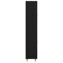 Highboard 2 pcs Sort eg Konstrueret træ