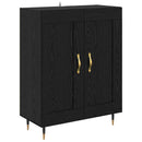 Highboard Sort eg 69,5 x 34 x 180 cm Konstrueret træ