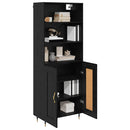 Highboard Sort eg 69,5 x 34 x 180 cm Konstrueret træ