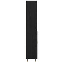 Highboard Sort eg 69,5 x 34 x 180 cm Konstrueret træ