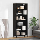 Highboard Sort eg 69,5 x 34 x 180 cm Konstrueret træ