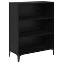 Highboard Sort eg 69,5 x 34 x 180 cm Konstrueret træ