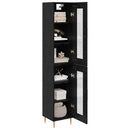 Highboard 2 pcs Sort eg Glas