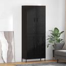 Highboard Sort eg 69,5 x 34 x 180 cm Konstrueret træ