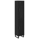 Highboard Sort eg 34,5 x 34 x 180 cm Konstrueret træ