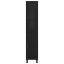 Highboard Sort eg 34,5 x 34 x 180 cm Konstrueret træ