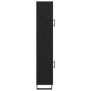 Highboard Sort eg 34,5 x 34 x 180 cm Konstrueret træ
