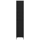 Highboard Sort eg 34,5 x 34 x 180 cm Konstrueret træ
