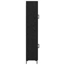 Highboard Sort eg 34,5 x 34 x 180 cm Konstrueret træ