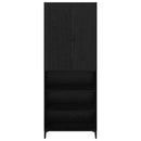 Highboard Sort eg 69,5 x 34 x 180 cm Konstrueret træ