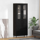 Highboard 2 stk. Sort eg 69,5 x 34 x 180 cm Konstrueret træ