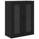 Highboard 2 stk. Sort eg 69,5 x 34 x 180 cm Konstrueret træ