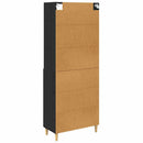 Highboard Sort eg 69,5 x 32,5 x 180 cm Konstrueret træ