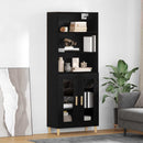 Highboard Sort eg 69,5 x 32,5 x 180 cm Konstrueret træ