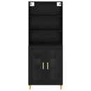 Highboard Sort eg 69,5 x 32,5 x 180 cm Konstrueret træ