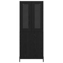 Highboard Sort eg 69,5 x 34 x 180 cm Konstrueret træ