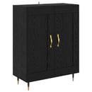 Highboard Sort eg 69,5 x 34 x 180 cm Konstrueret træ