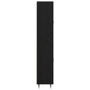 Highboard Sort eg 69,5 x 34 x 180 cm Konstrueret træ