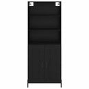 Highboard Sort eg 69,5 x 34 x 180 cm Konstrueret træ