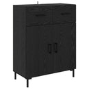 Highboard Sort eg 69,5 x 34 x 180 cm Konstrueret træ