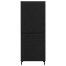 Highboard Sort eg 69,5 x 34 x 180 cm Konstrueret træ