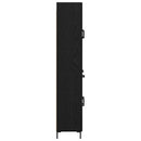 Highboard Sort eg 69,5 x 34 x 180 cm Konstrueret træ