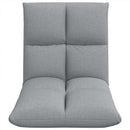 Justerbar Gulvstol Lysegrå Stof