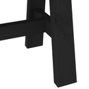Spisebænk NOAIN 180 x 41 x 45 cm Massivt fyrretræ Sort