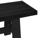 Spisebænk NOAIN 180 x 41 x 45 cm Massivt fyrretræ Sort