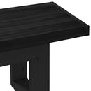 Spisebænk NOAIN 180 x 41 x 45 cm Massivt fyrretræ Sort