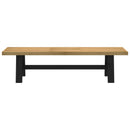 Spisebænk NOAIN 160 x 41 x 45 cm Massivt fyrretræ Naturfarvet