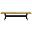 Spisebænk NOAIN 160 x 41 x 45 cm Massivt fyrretræ Naturfarvet