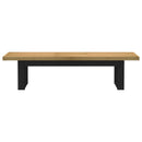 Spisebænk NOAIN 160 x 41 x 45 cm Massivt fyrretræ Naturfarvet