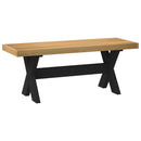 Spisebænk NOAIN 120 x 41 x 45 cm Massivt fyrretræ Naturfarvet