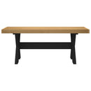 Spisebænk NOAIN 120 x 41 x 45 cm Massivt fyrretræ Naturfarvet