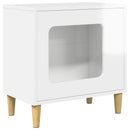 Kat Hus Gloss Hvid 51 x 30 x 52 cm Konstrueret træ