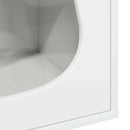 Kat Hus Gloss Hvid 42,5 x 40 x 53,5 cm Konstrueret træ