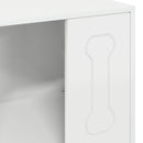 Hundehus Gloss Hvid 44 x 42 x 49 cm Konstrueret træ