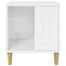 Hundehus Gloss Hvid 44 x 42 x 49 cm Konstrueret træ