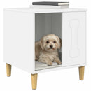 Hundehus Gloss Hvid 44 x 42 x 49 cm Konstrueret træ