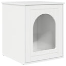 Kat Hus Gloss Hvid 53 x 52 x 62 cm Konstrueret træ