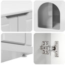 Kat Hus Gloss Hvid 85 x 55 x 50,5 cm Konstrueret træ