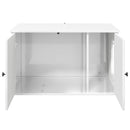 Kat Hus Gloss Hvid 85 x 55 x 50 cm Konstrueret træ