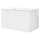 Kat Hus Gloss Hvid 85 x 55 x 50 cm Konstrueret træ