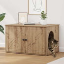 Kat Hus Artisan eg 85 x 55 x 50 cm Konstrueret træ