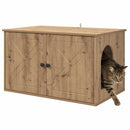 Kat Hus Artisan eg 85 x 55 x 50 cm Konstrueret træ