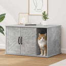 Kat Hus Beton 85 x 55 x 50 cm Konstrueret træ